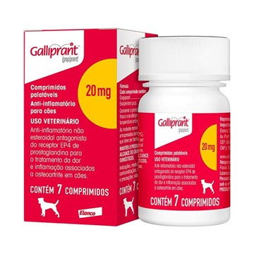 Anti-Inflamatório Elanco Galliprant 20 Mg para Cães