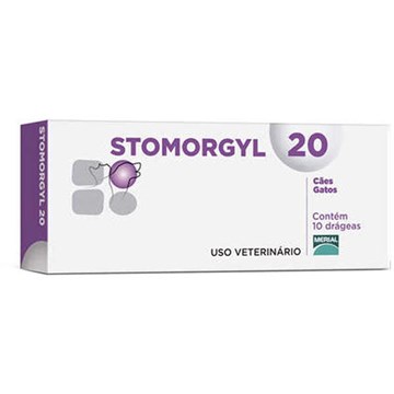 Antibiótico Merial Stomorgyl 20 para Cães e Gatos