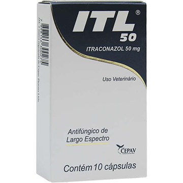 Antifúngico ITL Itraconazol - 10 Cápsulas 50 Mg