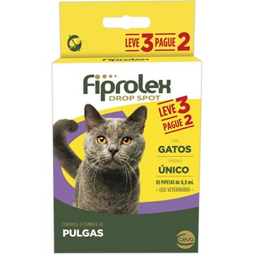 Antipulgas Ceva Fiprolex Drop Spot para Gatos de 0,5 mL