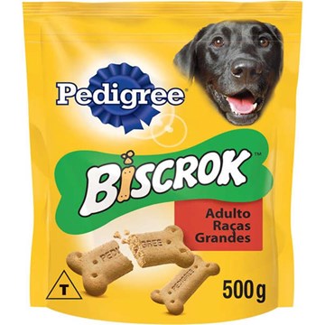 Biscoito Pedigree Biscrok Maxi para Cães Adultos de Raças Grandes