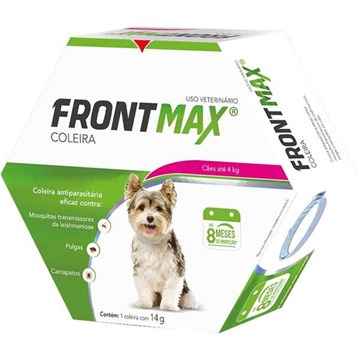 Coleira Antiparasitária Vetoquinol Frontmax para Cães até 4 Kg 1 Unidade
