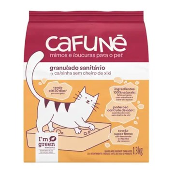 Granulado Sanitário Cafuné para Gatos 1,3 Kg