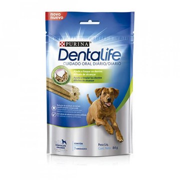 Petisco Nestlé Purina DentaLife Grande para Cães 84 Gr