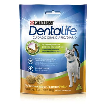 Petisco Nestlé Purina DentaLife para Gatos 40 Gr