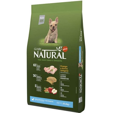 Ração Affinity Guabi Natural Frango e Arroz Integral para Cães Filhotes Raças Mini e Pequena 10,1 Kg