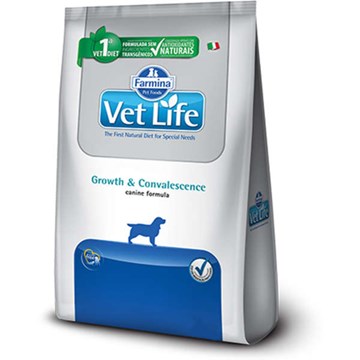 Ração Farmina Vet Life Growth & Convalescence para Cães Adultos em Recuperação Nutricional