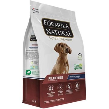 Ração Fórmula Natural Super Premium para Cães Filhotes Raças Médias e Grandes 15 Kg