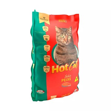 Ração Hot Cat para Gatos Sabor Peixe