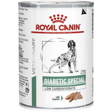 Ração Royal Canin Lata Canine Veterinary Diet Diabetic Especial Low Carbohidrat Wet