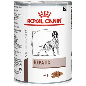 Ração Royal Canin Lata Canine Veterinary Diet Hepatic Wet para Cães com Doenças Hepaticas