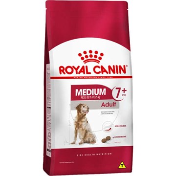 Ração Royal Canin Medium Adult 7+ para Cães Adultos de Raças Médias com 7 Anos ou mais