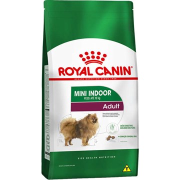 Ração Royal Canin Mini Indoor Adult para Cães Adultos de Raças Pequenas com 10 Meses ou mais