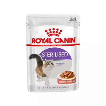 Ração Royal Canin Sachê Feline Sterilised para Gatos Castrados
