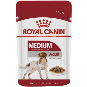 Ração Royal Canin Sachê Size Health Nutrition Puppy Wet para Cães Adultos Raças Médias