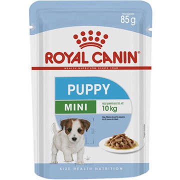 Ração Royal Canin Sachê Size Health Nutrition Puppy Wet para Cães Filhotes Raças Pequenas