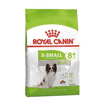 Ração Royal Canin X-Small Adulto 8+ para Cães Adultos e Idosos de Porte Miniatura