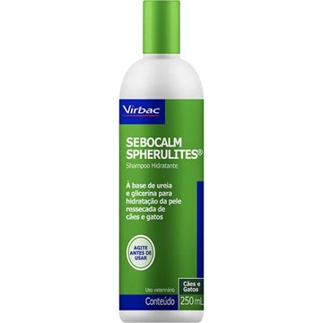 Sebocalm Spherulites Shampoo Virbac para Cães e Gatos