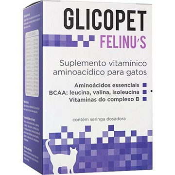 Suplemento Vitamínico Avert Glicopet Felinus para Gatos