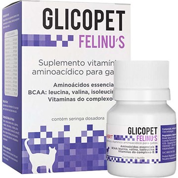 Suplemento Vitamínico Avert Glicopet Felinus para Gatos